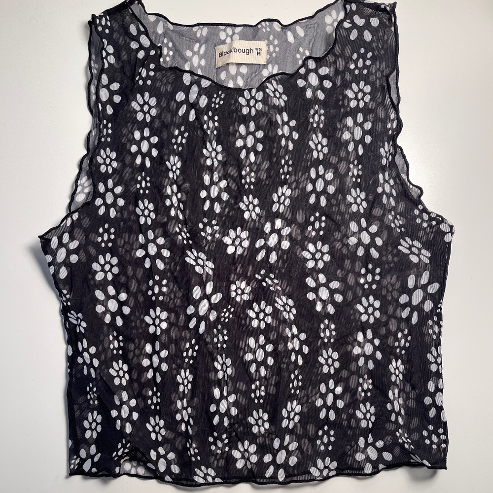 Blackbough KOA SHEER TANK in Moon Bloom (Size M)
